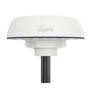 Peplink ANT-MB-40G 5-in-1 Combo Antenna with 4x4 MIMO Cellular and GPS. 6' cables, SMA, QMA, or N-Type connectors